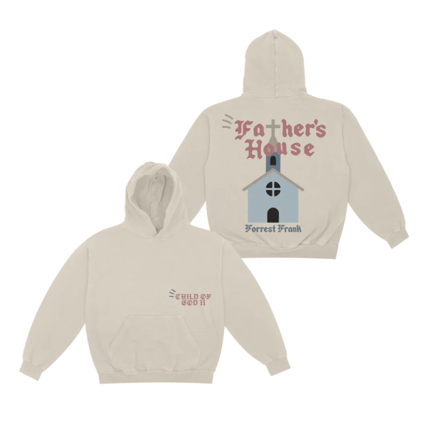 Forrest Frank - Father Cream Hoodie Front And Back 45
