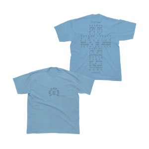 Forrest Frank - Cross Tracklist Inspired Blue Tee Front And Back 30
