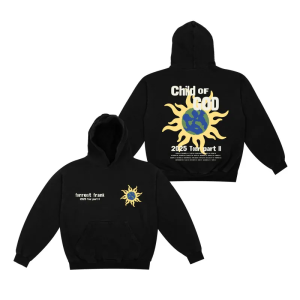 Forrest Frank - tour part 2 black hoodie Front and Back 42