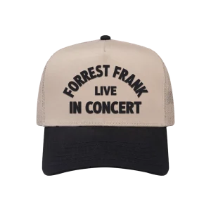 Forrest Frank Live Black & Khaki Hat front
