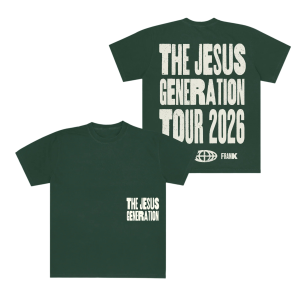 Forrest Frank - The Jesus Generation Green Tour T-Shirt front and Back